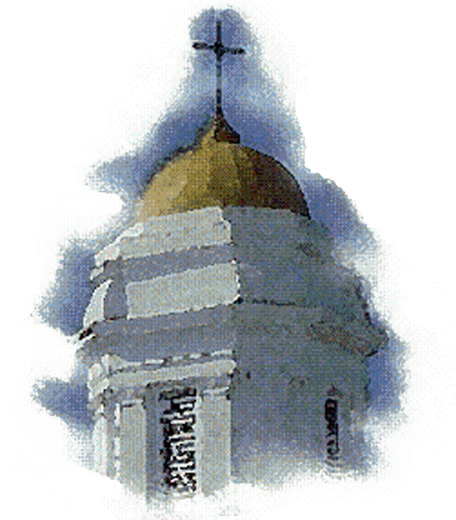 White church dome