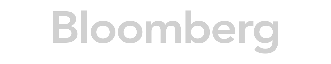 Bloomberg logo in light gray.