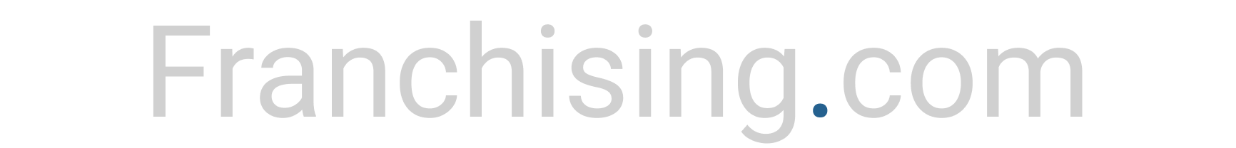 Franchising.com logo in light gray text.