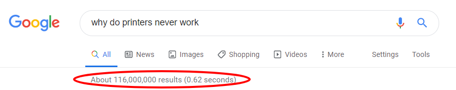 Google search results for 