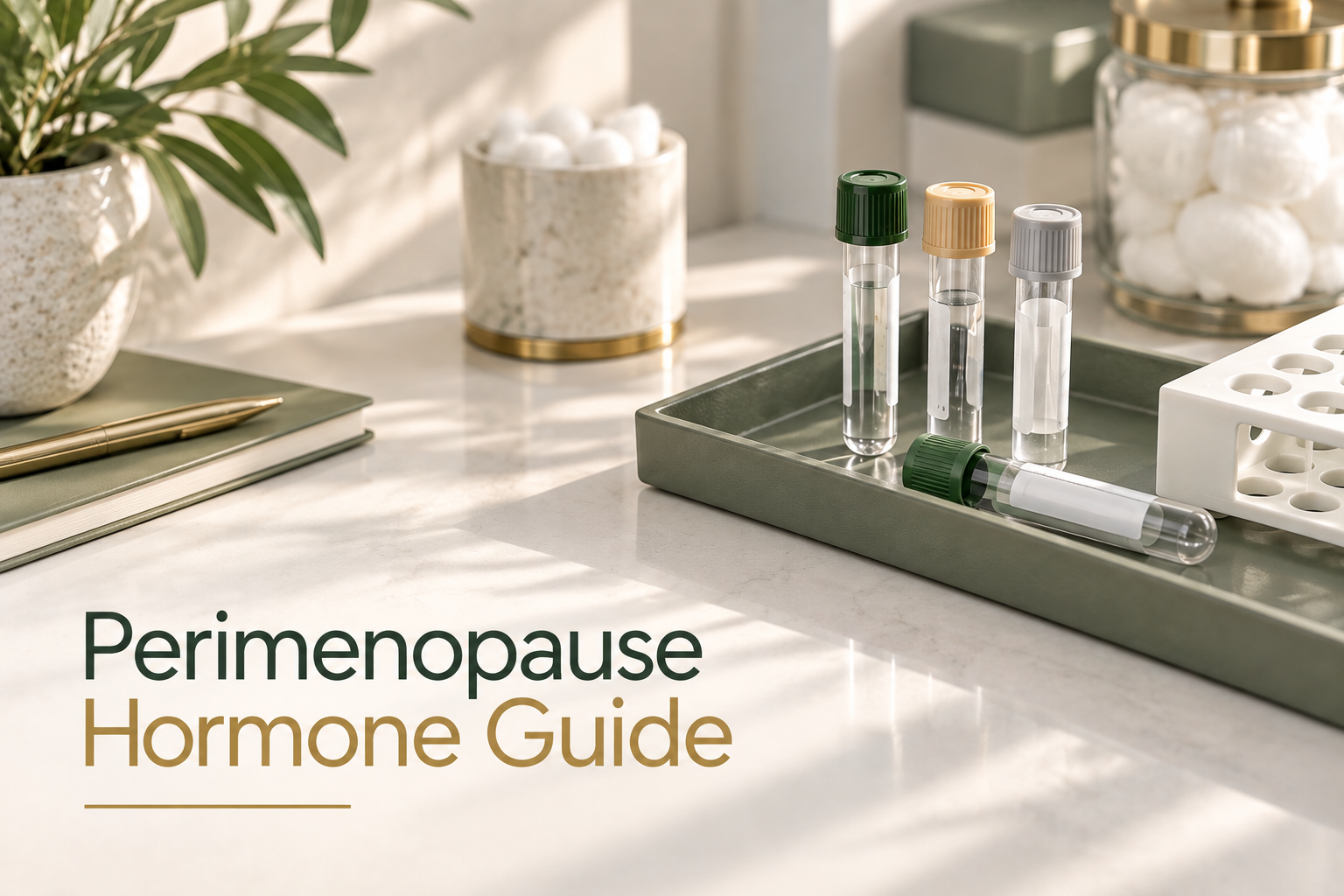 Perimenopause hormone guide cover photo from a Pembroke Pines hormone specialist