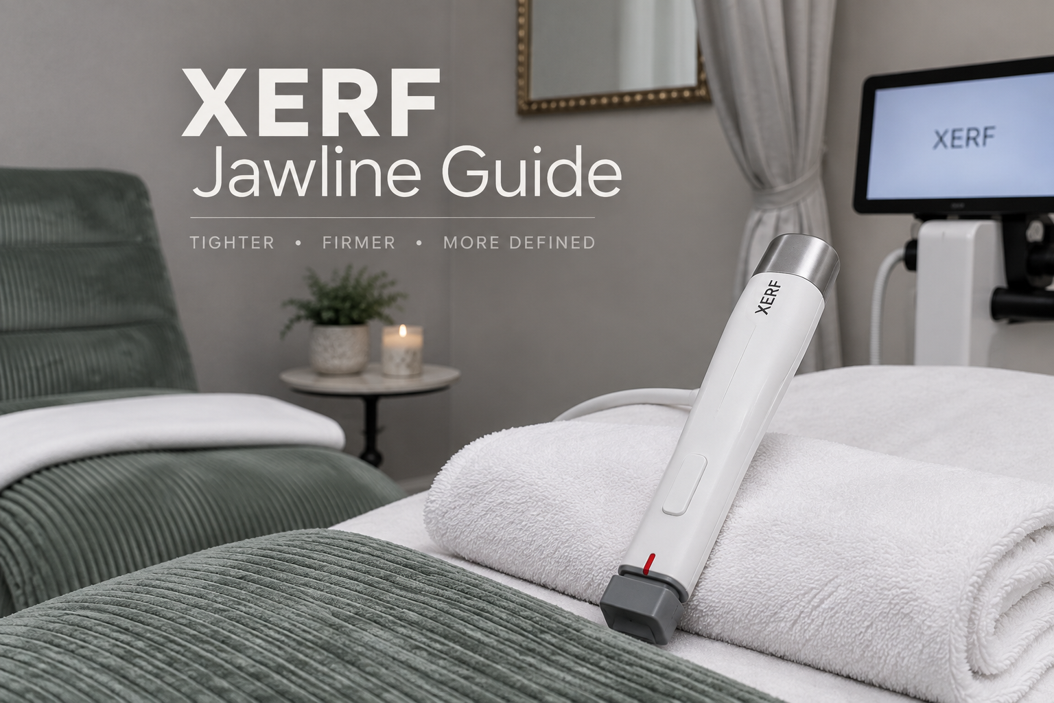 XERF radiofrequency jawline tightening treatment room in Doral