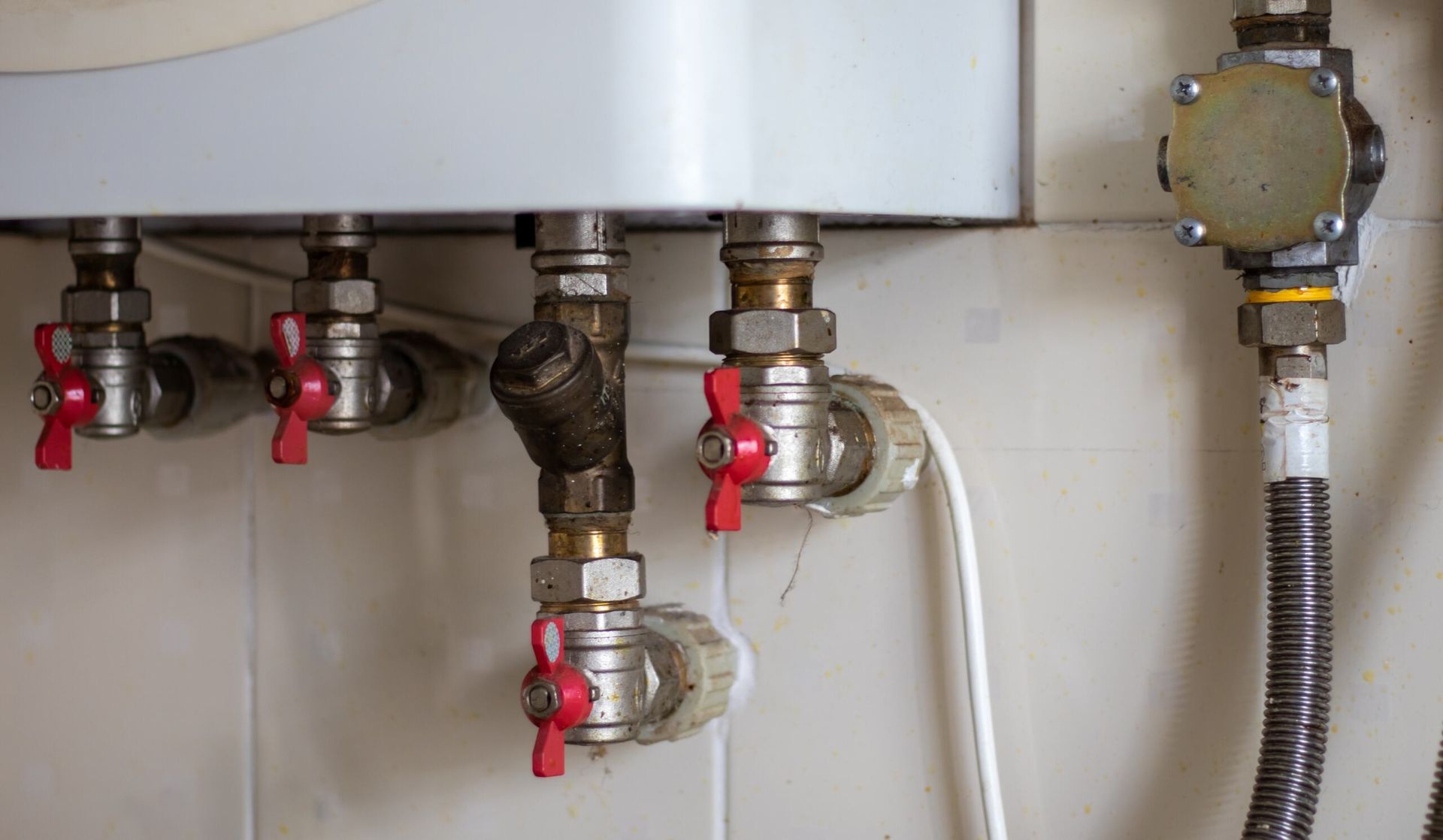 A Close Red Valves — FNQ Hot Water In Mareeba, QLD