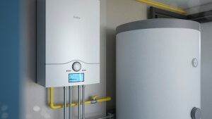 There is a Boiler and a Water Heater in the Room — FNQ Hot Water In Mareeba, QLD