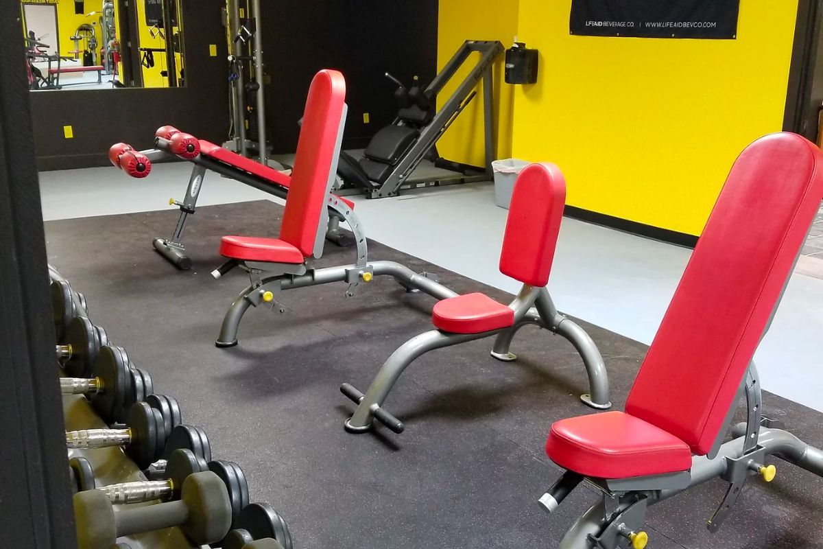 workout bench - total fitness wi