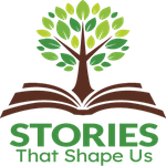 Logo: Brown tree growing from an open book; green text: 
