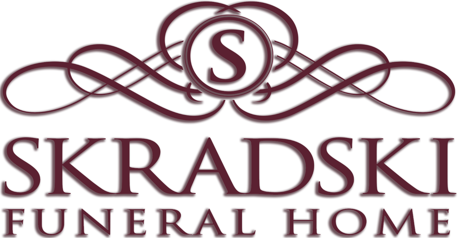 The logo for sample funeral home is shown on a white background.