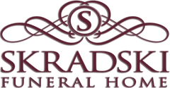 The logo for sample funeral home is shown on a white background.