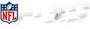 NFL flag football logo on a white background with a large gray NFL wordmark and shield emblem