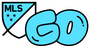 MLS Go logo with turquoise “Go” text and a blue-and-white shield icon