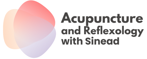 Logo: abstract shapes in orange, red, and purple with the text