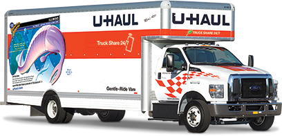 26 foot U-Haul moving truck