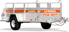 4x7 U-Haul utility trailer
