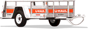 5' x 8' U-Haul utility trailer