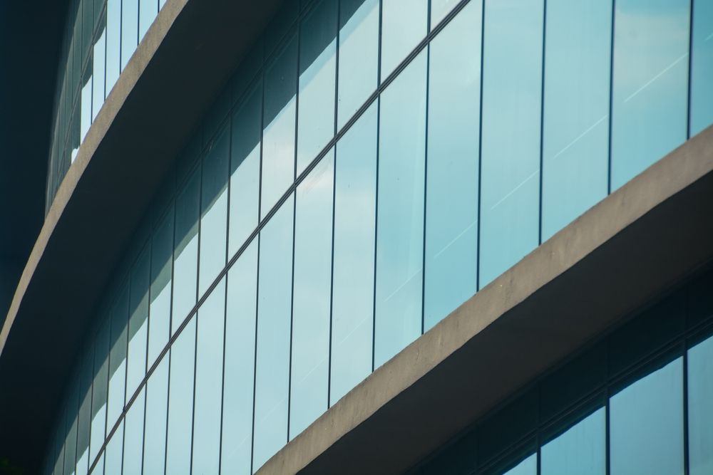 A Close Up of a Building With a Lot of Windows — Diamond Tints In Phillip, ACT