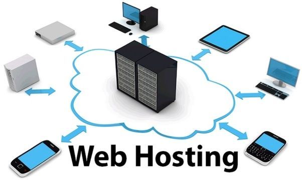a laptop , cell phone , tablet and server are connected to a cloud .