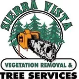 Logo for Sierra Vista Vegetation Removal & Tree Services, featuring a chainsaw and trees.