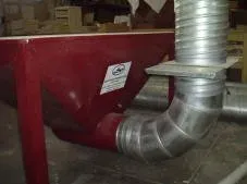 Downdraft Table Back View — Cardiff, NSW — Austedan Fabrications Pty Ltd