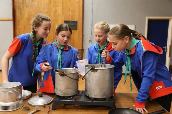 Sandridge guides cooking