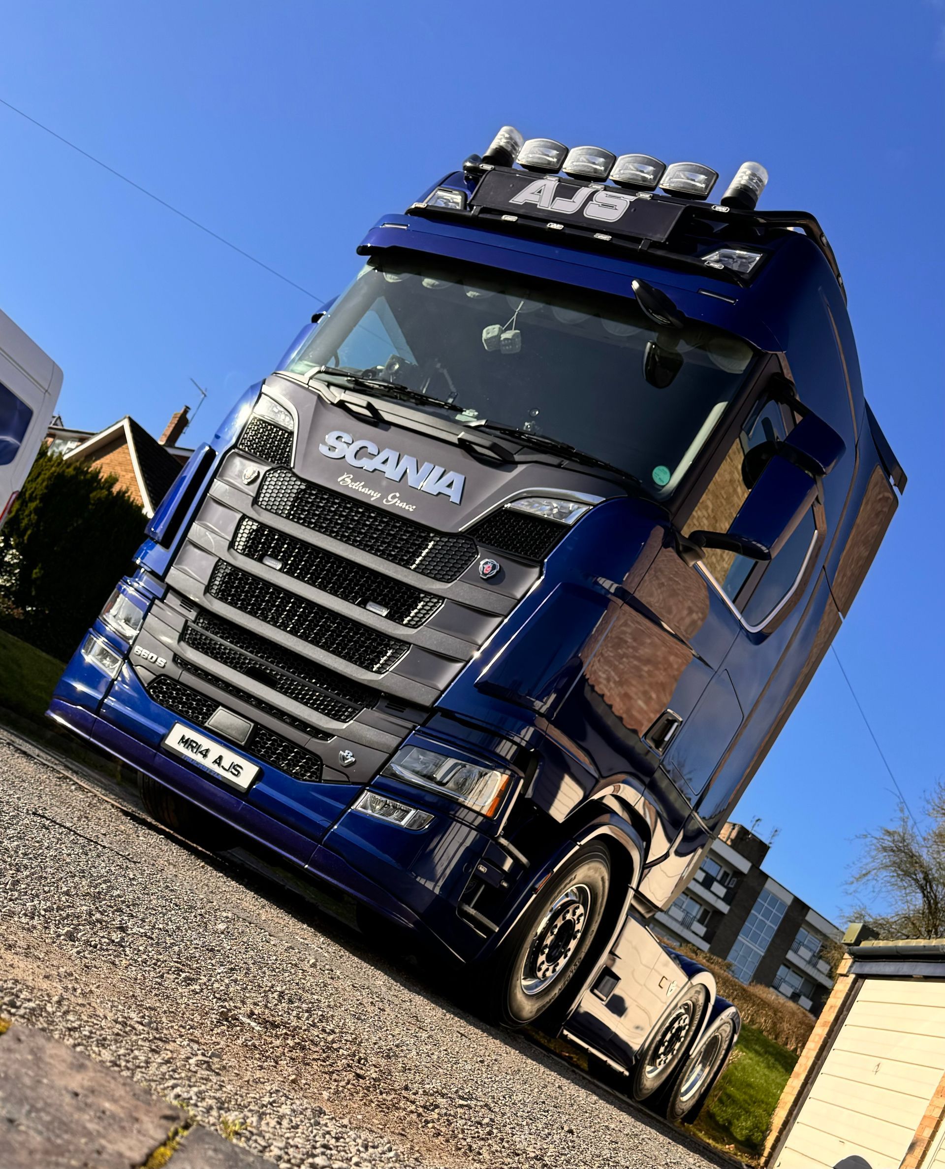 Scania V8 truck
