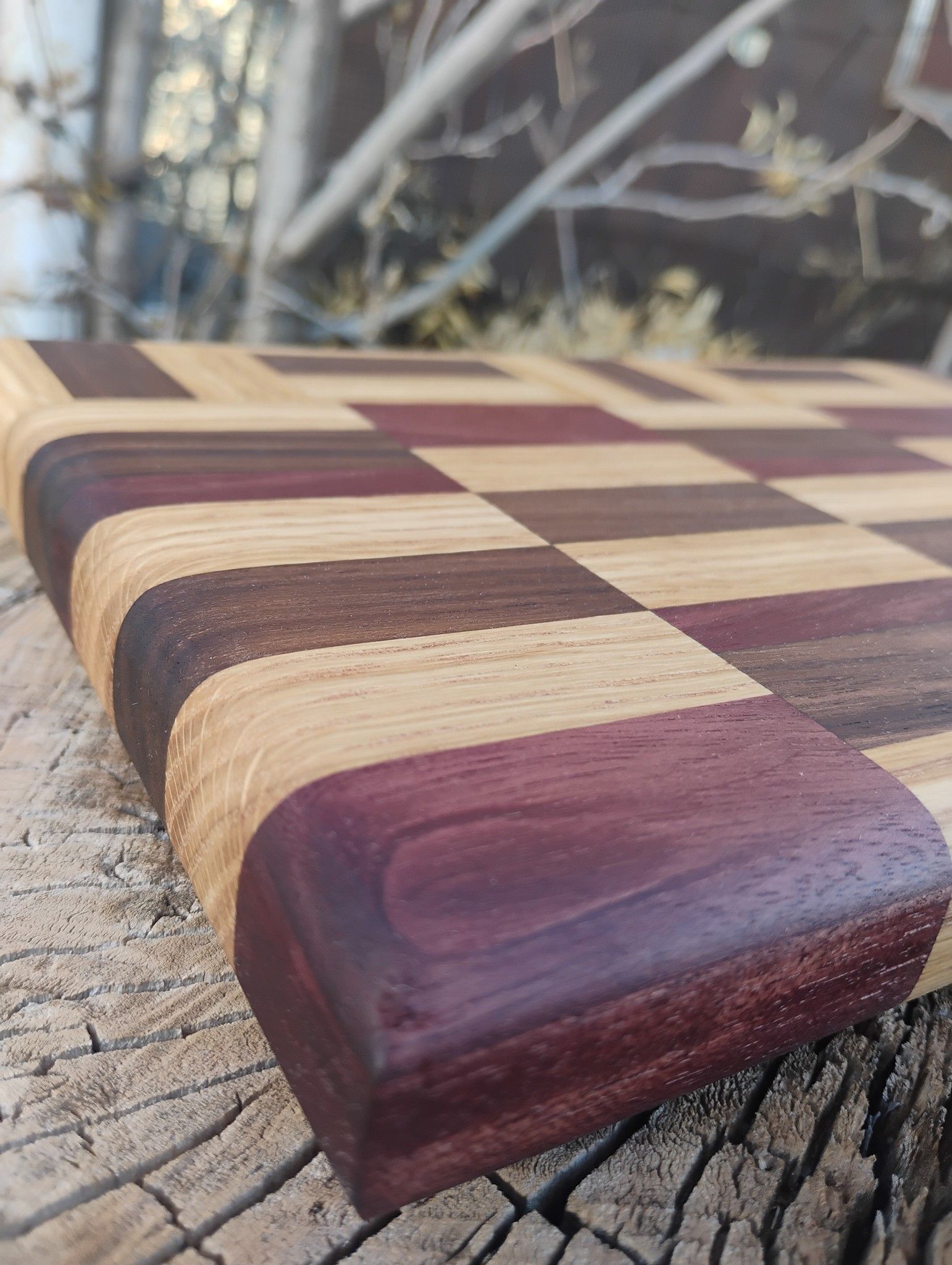 Cross hatch cutting board