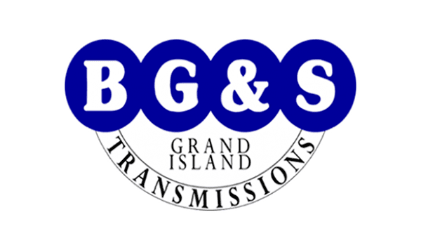 The logo for bg & s grand island transmissions