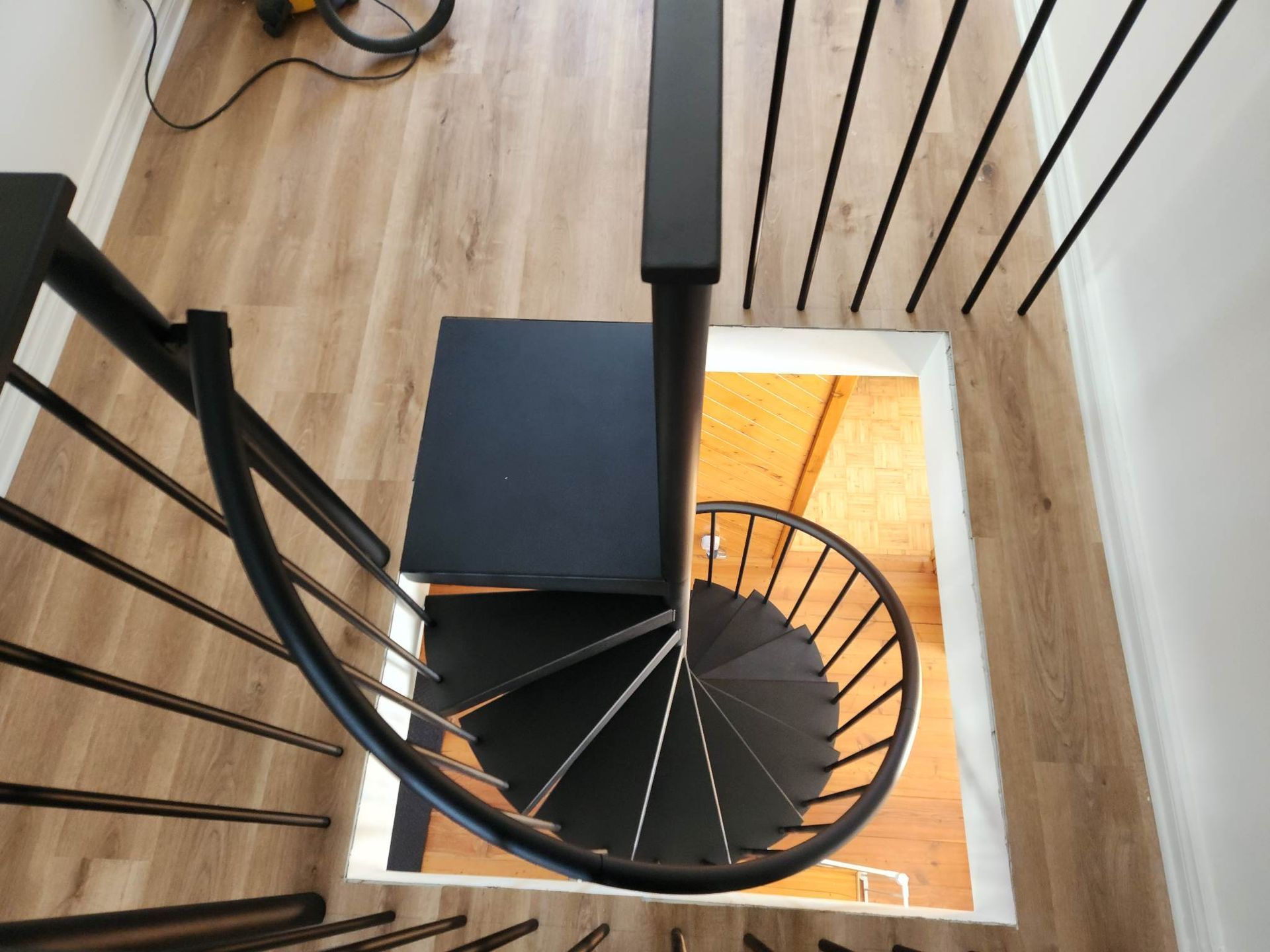 Des rangées de disques vinyles dans un magasin de disques, étiquetés par ordre alphabétique par artiste