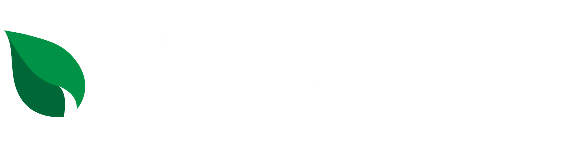 Green leaf logo.