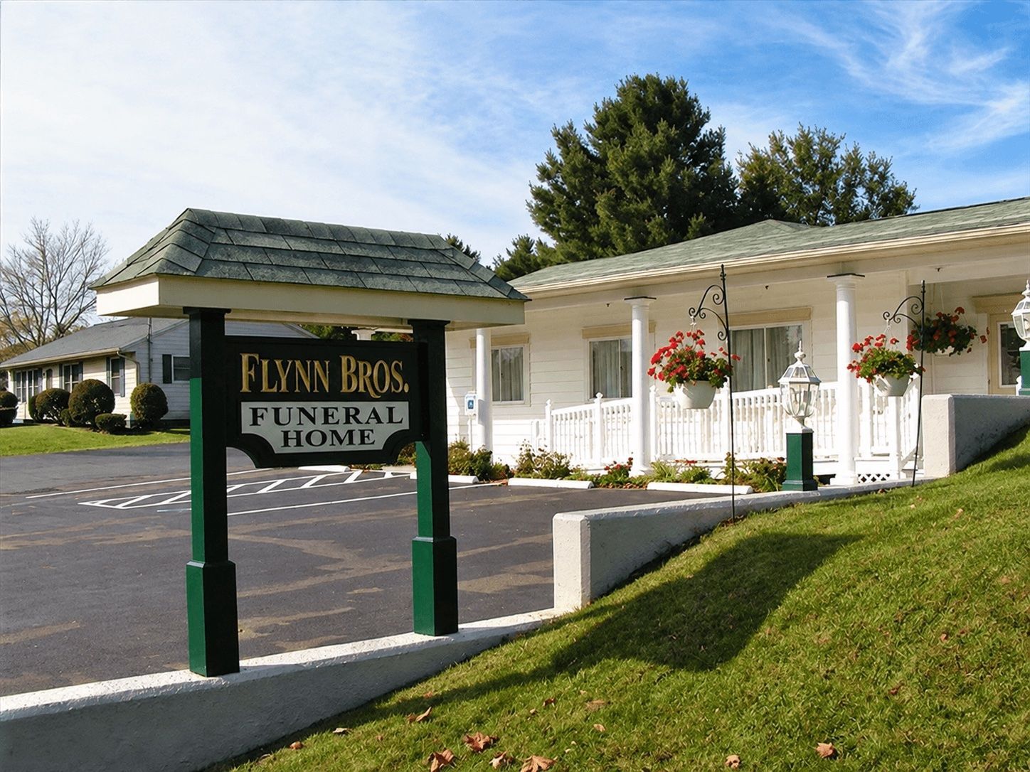 Flynn Bros. Funeral Home sign