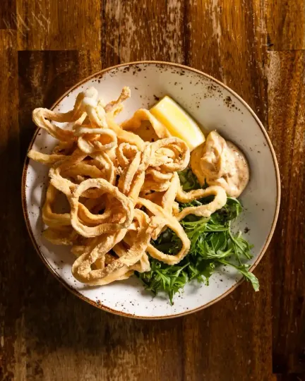 Calamari Fritti at Il Caminetto