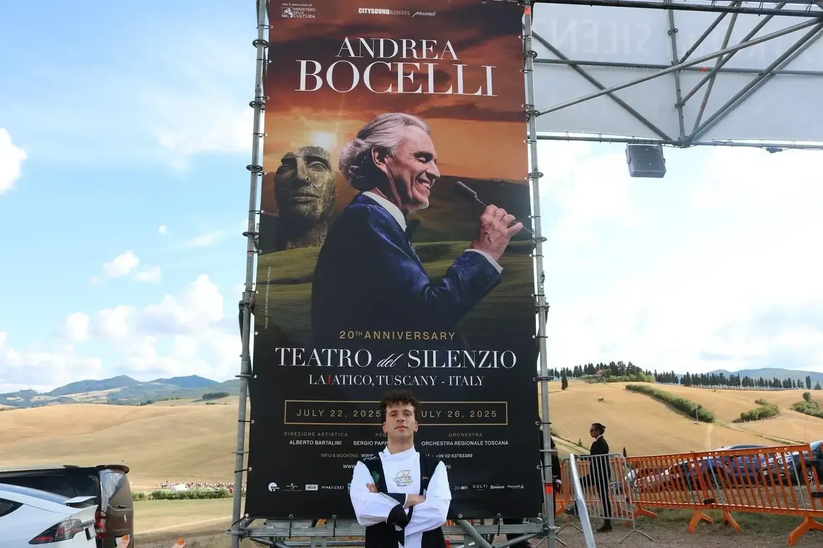 Catering for Andrea Bocelli Dinner