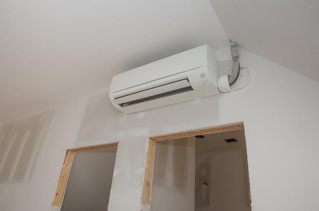Wall-mounted White Air Conditioner — Enterprise Air That's Cool In Svensson Heights, QLD