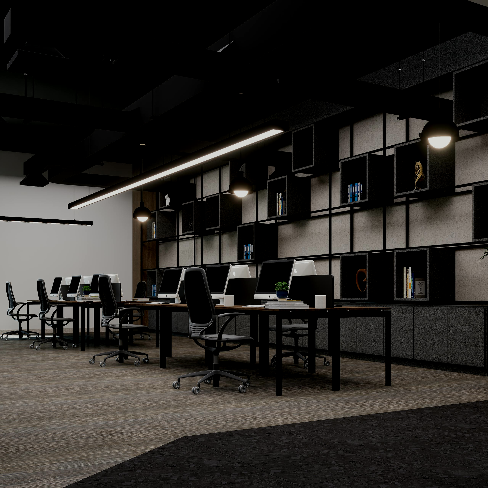 modern business workspace and office environment