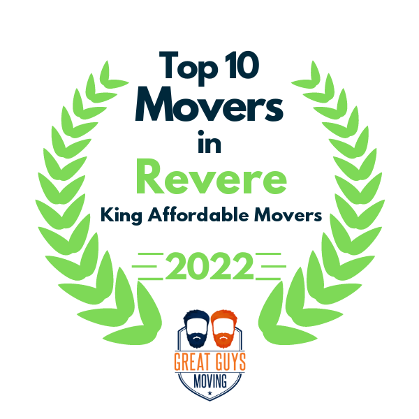 Top 10 movers in revere king affordable movers 2022