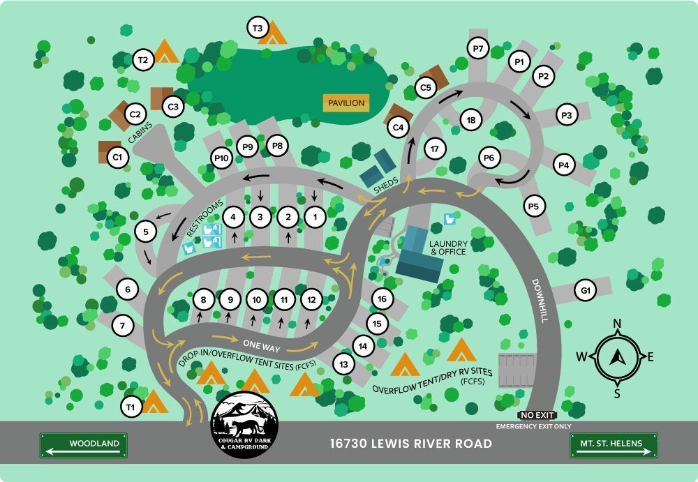 completed RV park map design