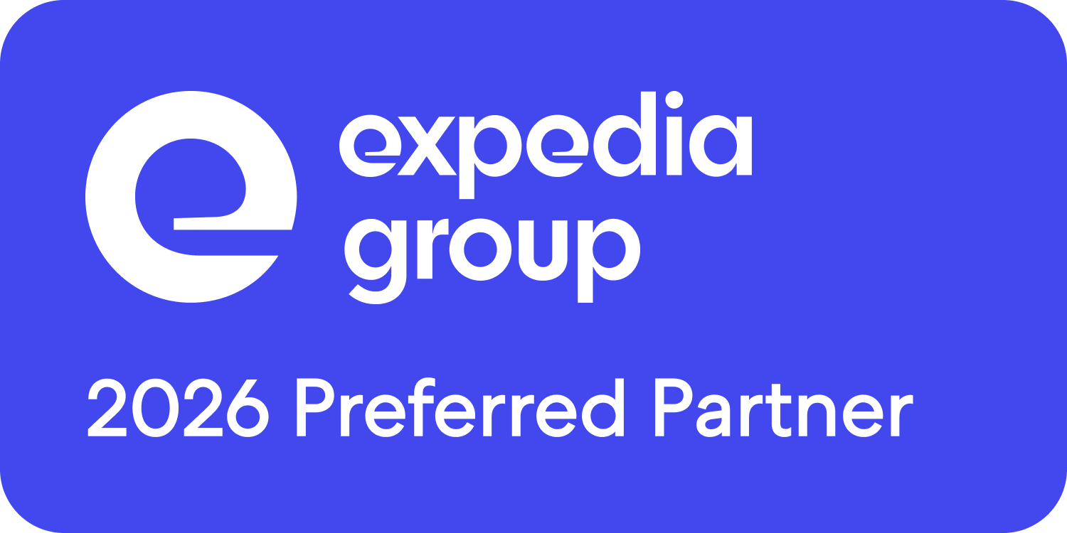 Expedia Group logo with “2026 Preferred Partner” on a purple background