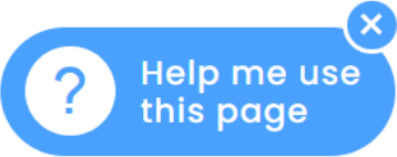 Blue button with question mark and 