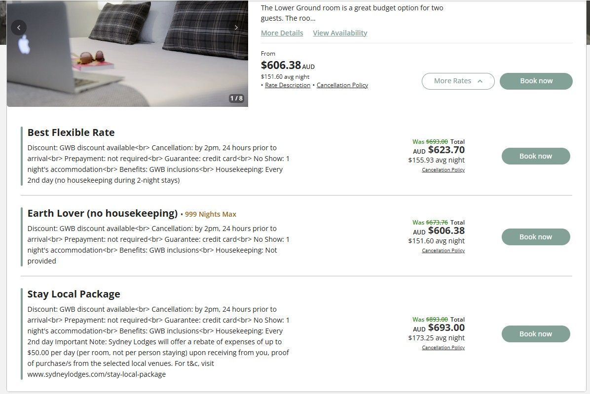 Online shopping page showing laptop deals and flexible payment options