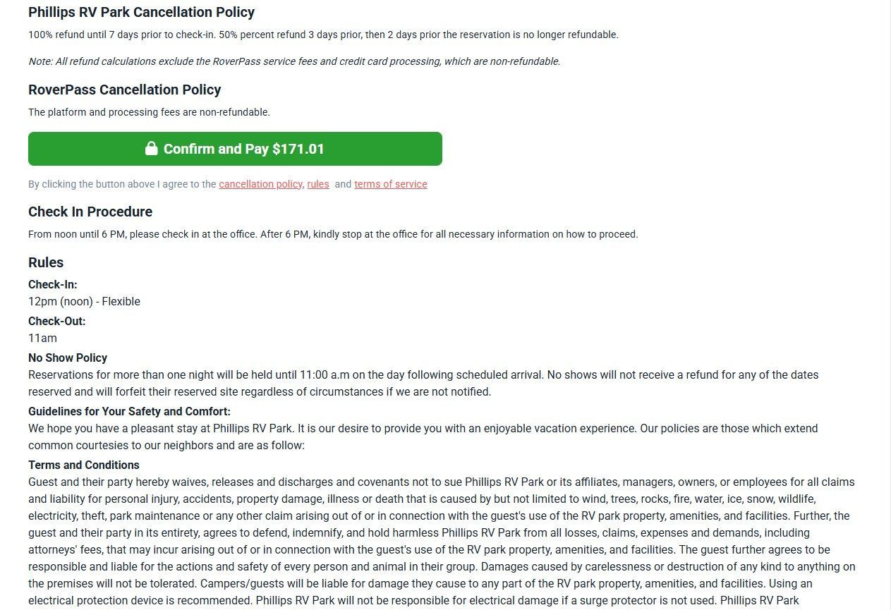 Screenshot of a webpage with a green “Continue signing in” button and dense text below