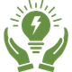 Energy innovation icon