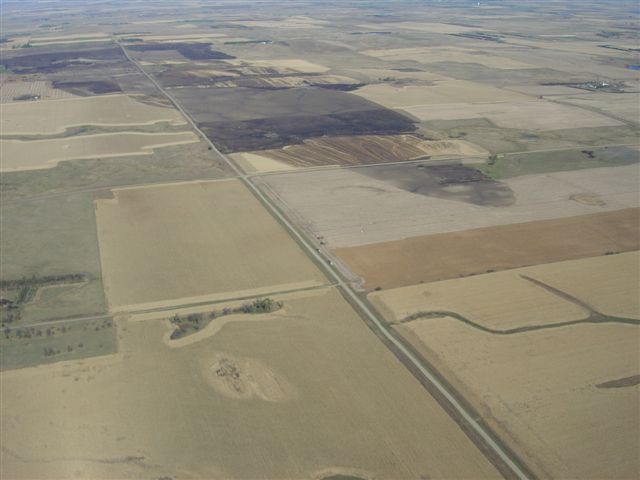 Cropland fire investigation