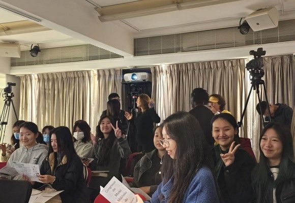 Estudantes no Congresso Camões em Macau, 2024