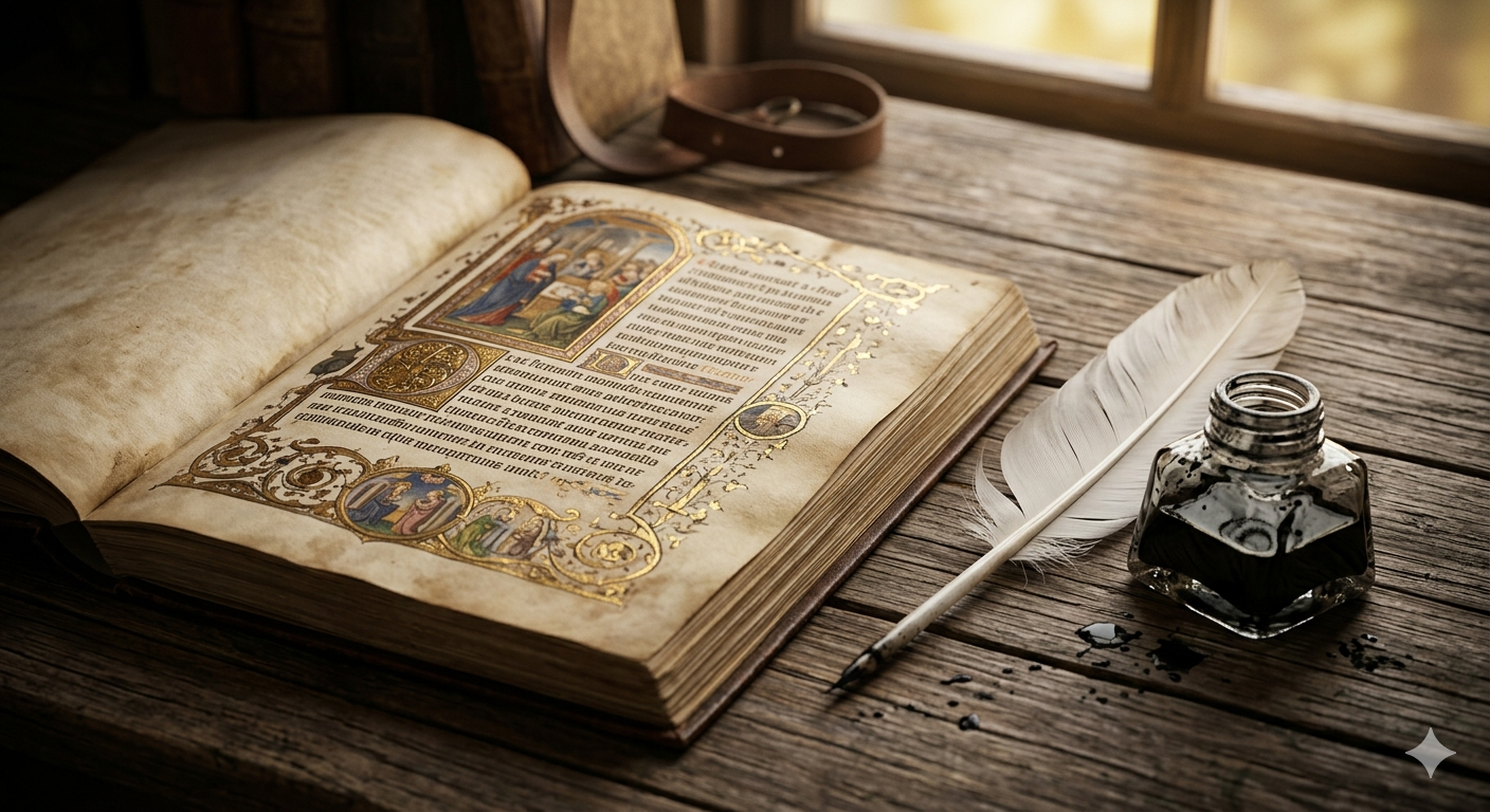 Livro antigo manuscrito