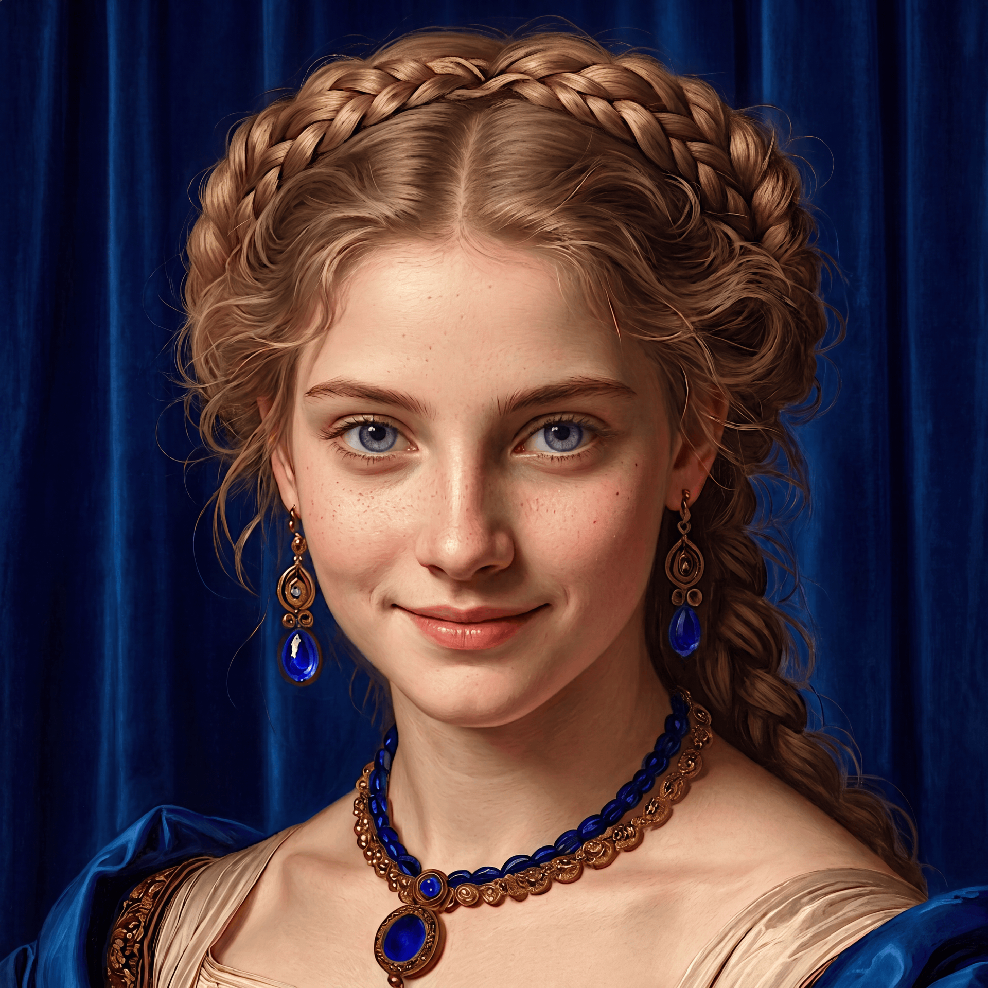 Dona Francisca de Aragão em jovem.