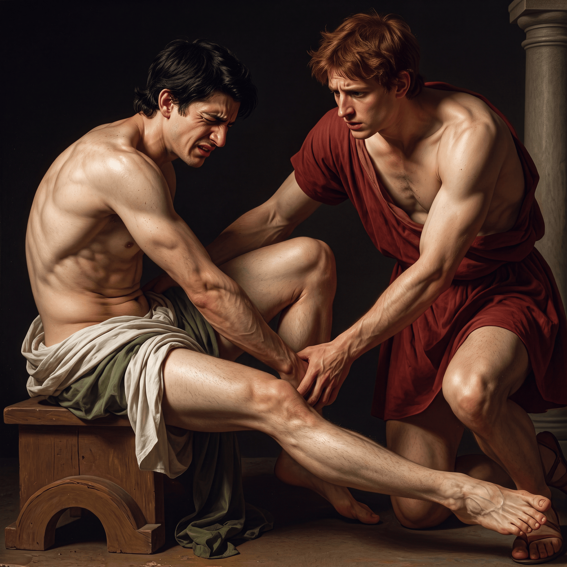 Aquiles e Télefo.