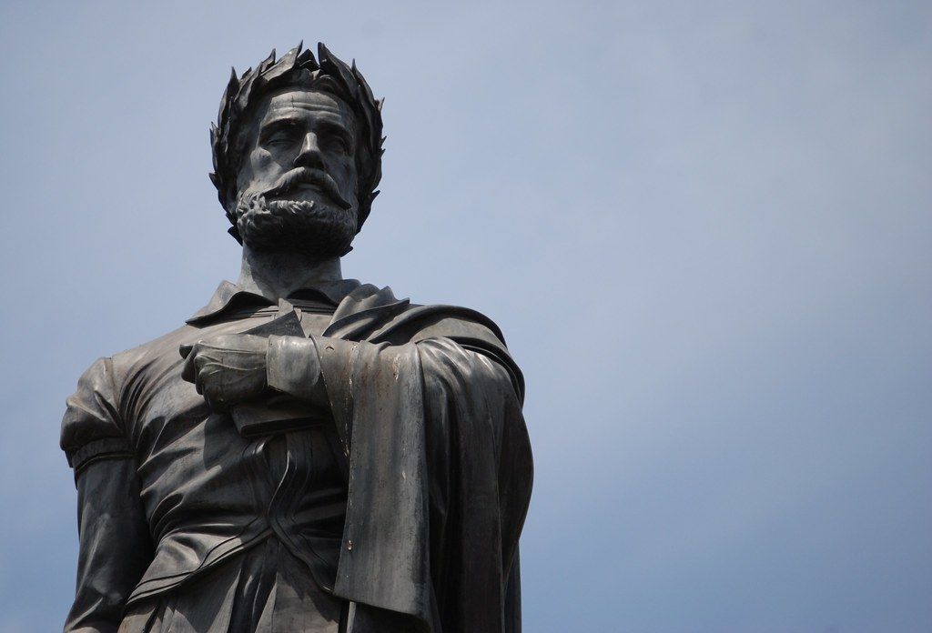 Estátua de Camões em Lisboa