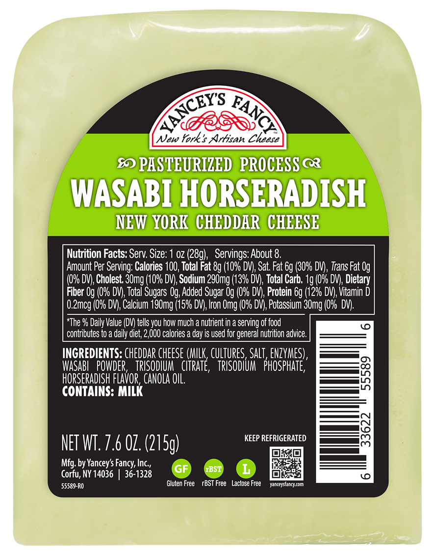 HOT WASABI HORSERADISH CHEDDAR