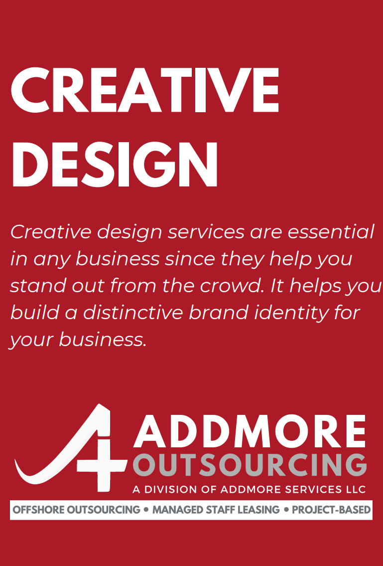 Red graphic promoting