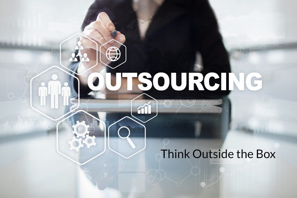 Businessperson pointing to 