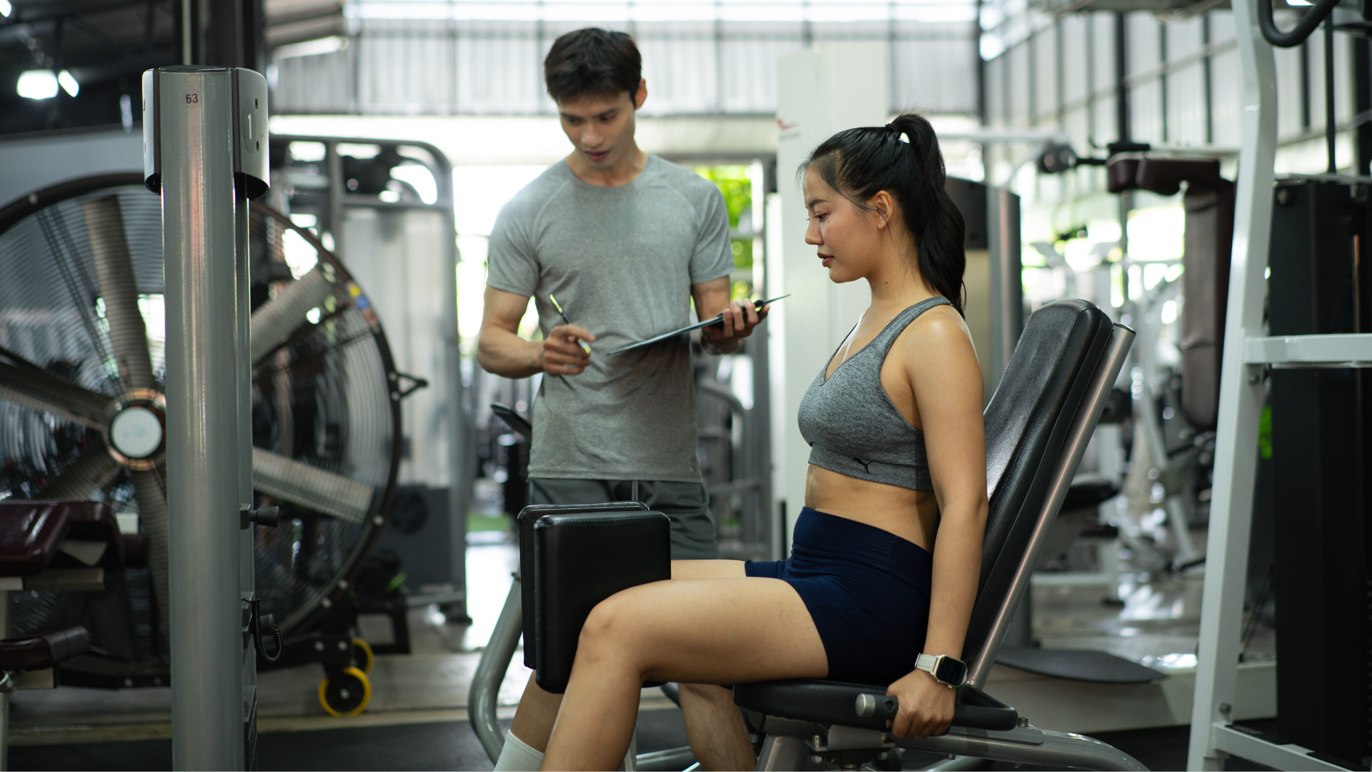 Strength training with a personal trainer for improved fitness progress, muscle building, and goal based workouts